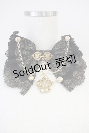 画像: ALICE and the PIRATES / Under the Rose〜闇の使者と薔薇の刻印〜蝶タイ  黒Ｘゴールド T-25-04-21-025-PA-ZA-SA-ZI