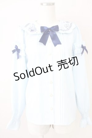 画像: Amavel / Fairy Dreamブラウス  サックス T-25-04-21-007-CA-BL-SA-ZI