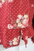 画像6: KETTY / フラワーブーケドットブラウス  赤 T-25-04-21-010-EL-BL-SA-ZI (6)