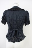画像2: MAM MAXICIMAM / マジカルクラウン刺繍ブラウス  黒 T-25-04-21-015-LO-BL-SA-ZI (2)