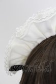 画像3: LOLITAその他(お買取対象外) / フリルリボンカチューシャ  アイボリーＸ黒 T-25-04-23-030-LO-AC-SA-ZT (3)