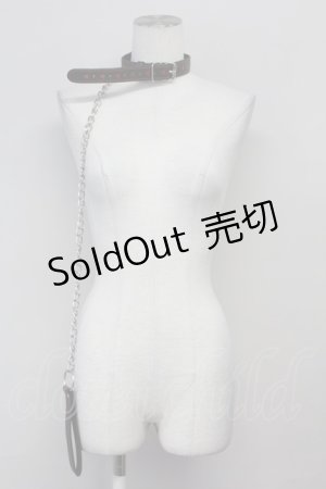 画像: LOLITAその他(お買取対象外) / チョーカーチェーンアクセ  黒Ｘシルバー T-25-04-23-036-LO-AC-SA-ZT