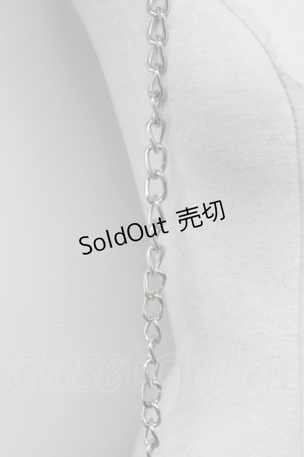 画像3: LOLITAその他(お買取対象外) / チョーカーチェーンアクセ  黒Ｘシルバー T-25-04-23-036-LO-AC-SA-ZI (3)