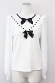 画像1: Secret Honey / はしごレースリボンハイネックトップス   T-25-04-23-004-CA-TO-SA-ZT (1)