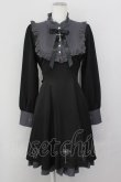 画像1: Amavel / クロス刺繍ワンピース  黒Ｘ白 T-25-04-23-008-CA-OP-SA-ZT (1)