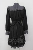 画像2: Amavel / クロス刺繍ワンピース  黒Ｘ白 T-25-04-23-008-CA-OP-SA-ZT (2)