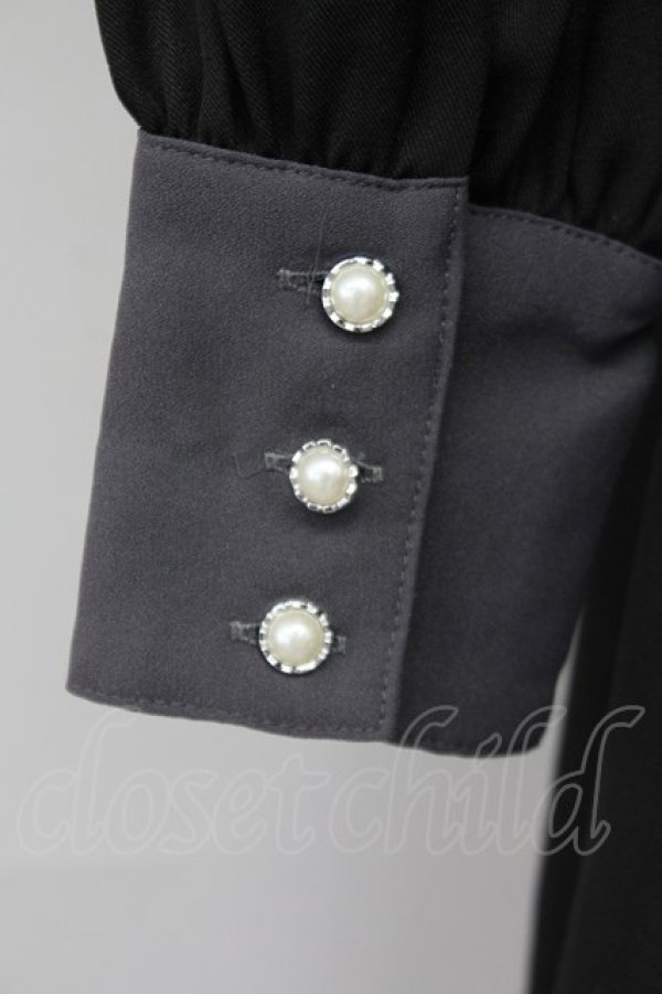 画像3: Amavel / クロス刺繍ワンピース  黒Ｘ白 T-25-04-23-008-CA-OP-SA-ZT (3)