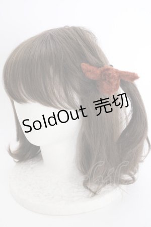 画像: BABY PINK HOUSE / ウサギぬいぐるみヘアゴム  ブラウン T-25-04-25-021-LO-ZA-SA-ZT