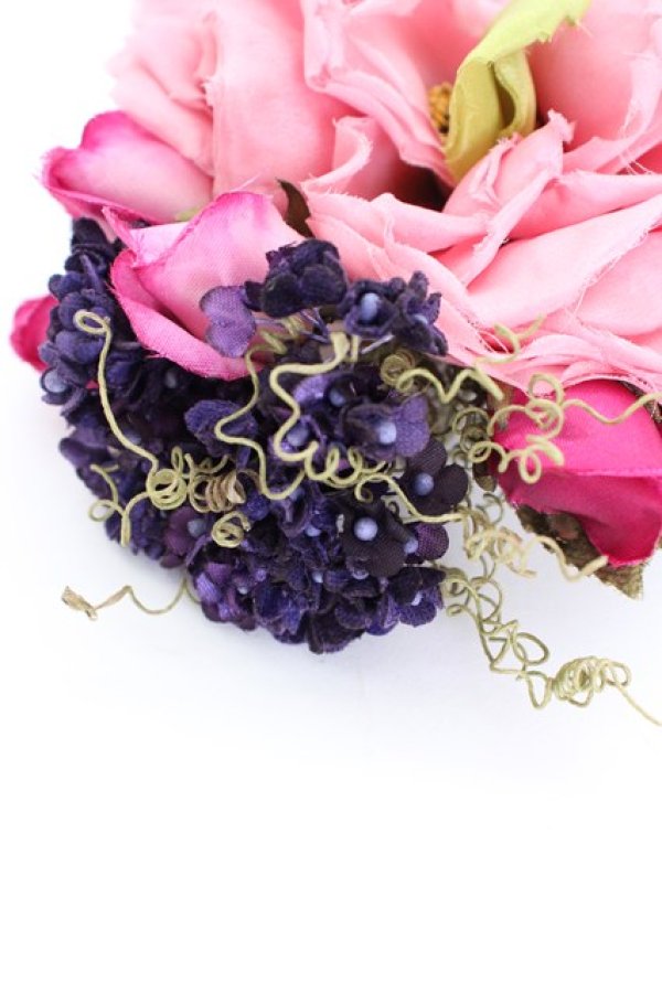 画像3: PINK HOUSE / フラワーリースコサージュ  ピンク T-25-04-25-006-LO-ZA-SA-ZT323 (3)