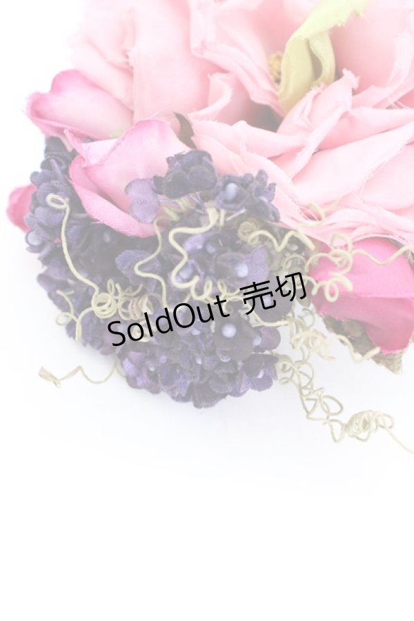 画像3: 【SALE】PINK HOUSE / フラワーリースコサージュ  ピンク T-25-04-25-006-LO-ZA-SA-ZT323 (3)