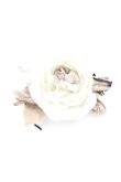 画像1: WONDERFUL WORLD / バラパッチン止め  ホワイト T-25-04-26-018-LO-ZA-SA-ZT (1)