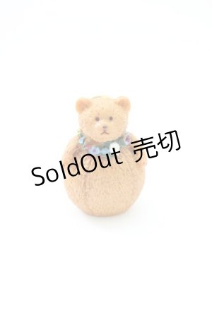 画像: WONDERFUL WORLD / だるまクマピンズ  ブラウン T-25-04-26-023-LO-ZA-SA-ZT