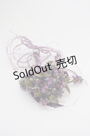 画像: WONDERFUL WORLD / ブーケコサージュ  パープル T-25-04-26-009-LO-ZA-SA-ZT