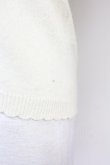 画像6: axes femme / 袖刺繍ファーティペ付きカーディガン  アイボリーＸブラウン T-25-05-16-022-AX-TO-SA-ZT (6)