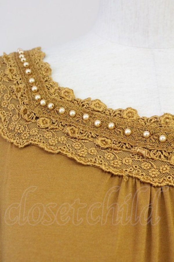 画像4: axes femme / パールラインインナープルオーバー  ブラウン T-25-05-16-010-AX-TO-SA-ZI (4)