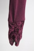 画像4: axes femme / 巻き薔薇カットソー  ボルドー T-25-05-16-014-AX-TO-SA-ZT (4)