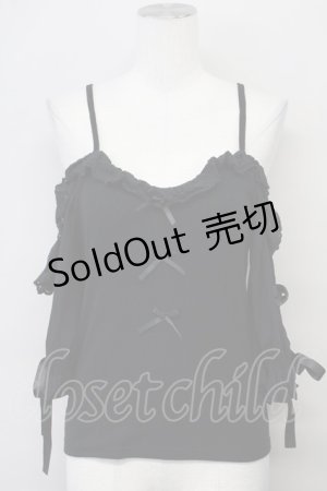 画像: 【SALE】Ank Rouge / オフショルテレコトップス M ブラック T-25-05-18-008-CA-TO-SA-ZT260