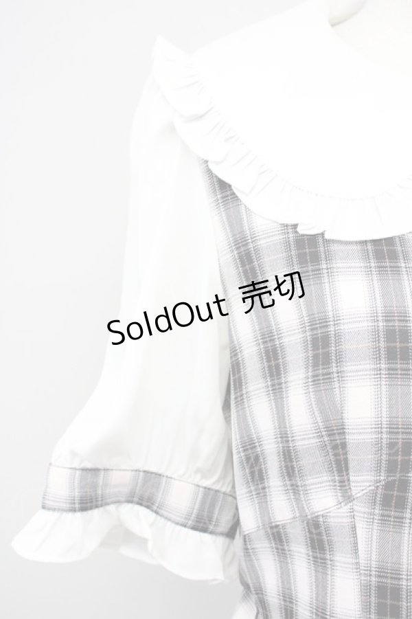 画像3: 【SALE】Ank Rouge / ハートボタンチェックワンピース M ピンク T-25-05-18-011-CA-OP-SA-ZT260 (3)