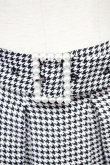 画像3: Ank Rouge / パールバックル千鳥タックスカート M ブラック T-25-05-18-017-CA-SK-SA-ZT (3)
