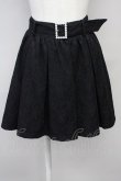 画像1: Ank Rouge / パールバックルレースボンディングスカート M ブラック T-25-05-18-021-CA-SK-SA-ZT (1)