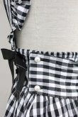画像6: Ank Rouge / サス付きギンガムチェックスカート M ブラック T-25-05-23-018-CA-SK-SA-ZT (6)