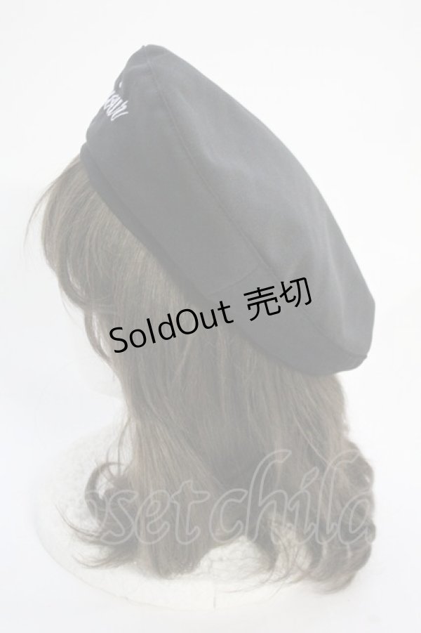 画像2: 【SALE】Ank Rouge / ロゴベレー  ブラック T-25-05-23-023-CA-AC-SA-ZTK007 (2)