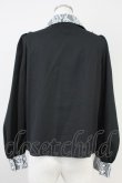 画像2: Ank Rouge / ヨークフリル配色ブラウス M ブラック T-25-05-23-005-CA-BL-SA-ZT (2)