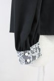 画像3: Ank Rouge / ヨークフリル配色ブラウス M ブラック T-25-05-23-005-CA-BL-SA-ZT (3)