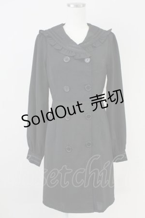 画像: Ank Rouge / セーラーワンピース M ブラック T-25-05-23-012-CA-OP-SA-ZT094