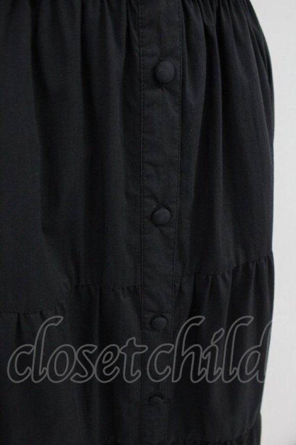 画像5: Ank Rouge / パールリボンティアードロングワンピース M ブラック T-25-05-23-013-CA-OP-SA-ZT094 (5)