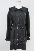 画像1: Ank Rouge / セーラーBigシャツチュニック M ブラック T-25-05-23-014-CA-BL-SA-ZT (1)