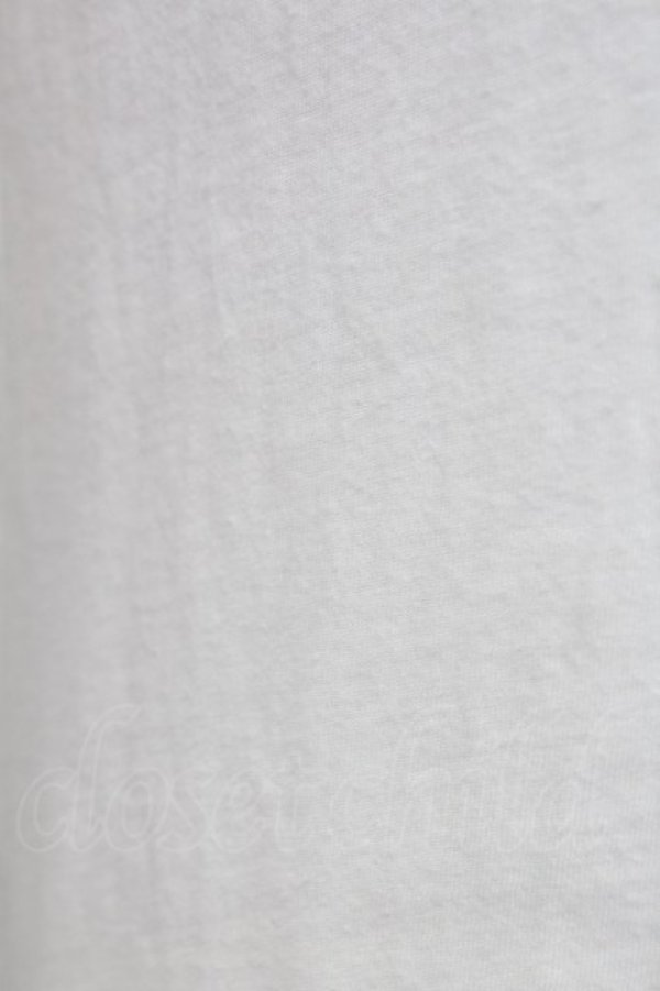 画像4: Jane Marple / ロゴプリント半袖カットソー  白Ｘブラウン T-25-06-06-004-JM-TO-SA-ZT (4)