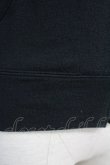 画像7: Jane Marple / JM刺繍ハイネックZIPトップス  黒 T-25-06-09-021-JM-TO-SA-ZT (7)