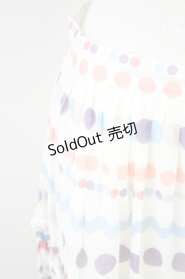 画像3: Jane Marple / ドットボーダースカート  アイボリー T-25-06-09-033-JM-SK-SA-ZT151 (3)