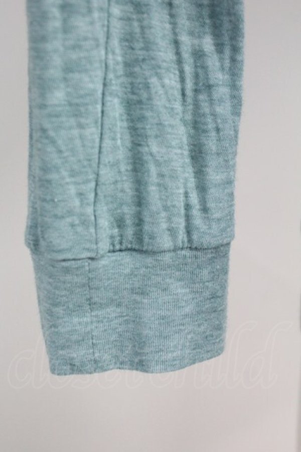 画像4: Jane Marple / フロントサテンリボンデザインカーディガン  サックスＸグレー T-25-06-09-012-JM-TO-SA-ZT019 (4)