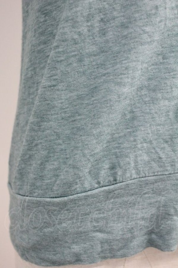 画像5: Jane Marple / フロントサテンリボンデザインカーディガン  サックスＸグレー T-25-06-09-012-JM-TO-SA-ZT019 (5)