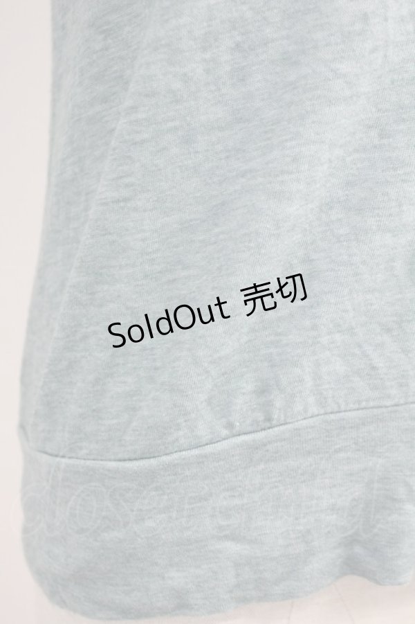 画像5: Jane Marple / フロントサテンリボンデザインカーディガン  サックスＸグレー T-25-06-09-012-JM-TO-SA-ZT019 (5)