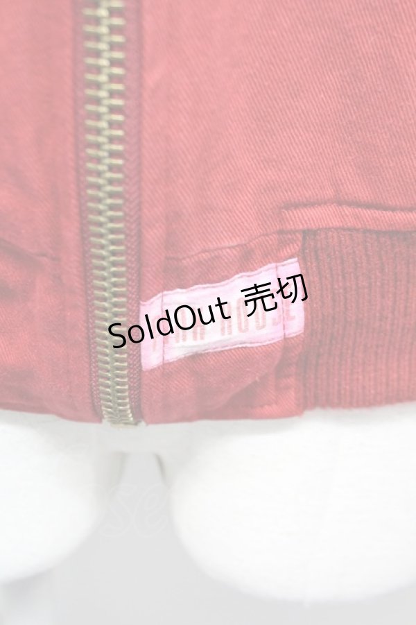 画像11: PINK HOUSE / Pワッペン&ビッグPプリントブルゾン  レッド T-25-06-16-008-LO-JA-SA-ZT259 (11)
