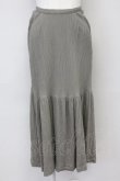 画像1: INGEBORG / シワ加工スカート  グレー T-25-06-21-016-LO-SK-SA-ZT373 (1)
