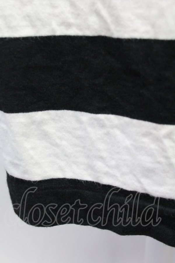 画像4: PINK HOUSE / ボーダーカットスカート  アイボリー×ブラック T-25-06-21-019-LO-SK-SA-ZT373 (4)