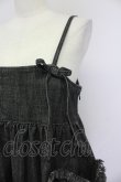画像4: Candy Stripper / DENIM MINI ONE-PIECE 2 黒デニム T-25-06-23-007-PU-OP-SA-ZT (4)