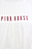画像5: PINK HOUSE / ロゴ刺繍入りブラウス  白 T-25-06-23-001-LO-BL-SA-ZT (5)