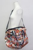 画像1: PINK HOUSE / MEDIUM HARPER BAG PH Wappen Party  ネイビー T-25-06-23-012-LO-BG-SA-ZT (1)