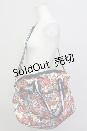 画像: PINK HOUSE / MEDIUM HARPER BAG PH Wappen Party  ネイビー T-25-06-23-012-LO-BG-SA-ZT