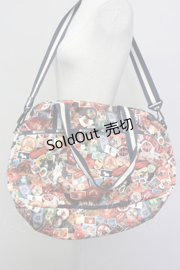 画像2: PINK HOUSE / MEDIUM HARPER BAG PH Wappen Party  ネイビー T-25-06-23-012-LO-BG-SA-ZT (2)