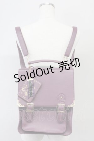 画像: Amavel / Mysterious Night CIRCUSサッチェルバッグ  限定パープル T-25-06-27-001-CA-BG-IG-ZT-K016