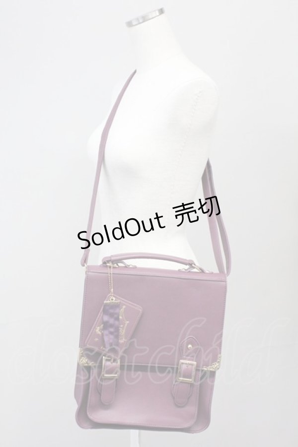 画像4: Amavel / Mysterious Night CIRCUSサッチェルバッグ  限定パープル T-25-06-27-001-CA-BG-IG-ZT-K016 (4)