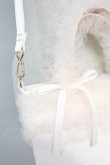 画像2: Maison de FLEUR / チュールフリルハンドル2Wayトートバッグ  ピンク T-25-06-27-010-LO-BG-IG-ZT087 (2)
