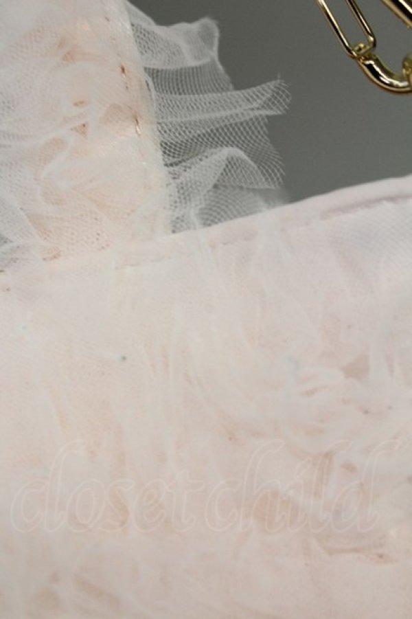 画像8: Maison de FLEUR / チュールフリルハンドル2Wayトートバッグ  ピンク T-25-06-27-010-LO-BG-IG-ZT087 (8)