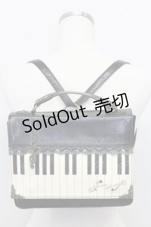 画像: axes femme / ピアノモチーフバッグ  クロ T-25-06-27-015-AX-BG-OW-ZT